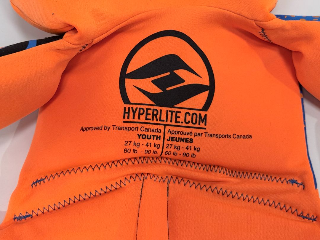 Hyperlite Youth Life Jacket Transport Canada Approved Safety Vest