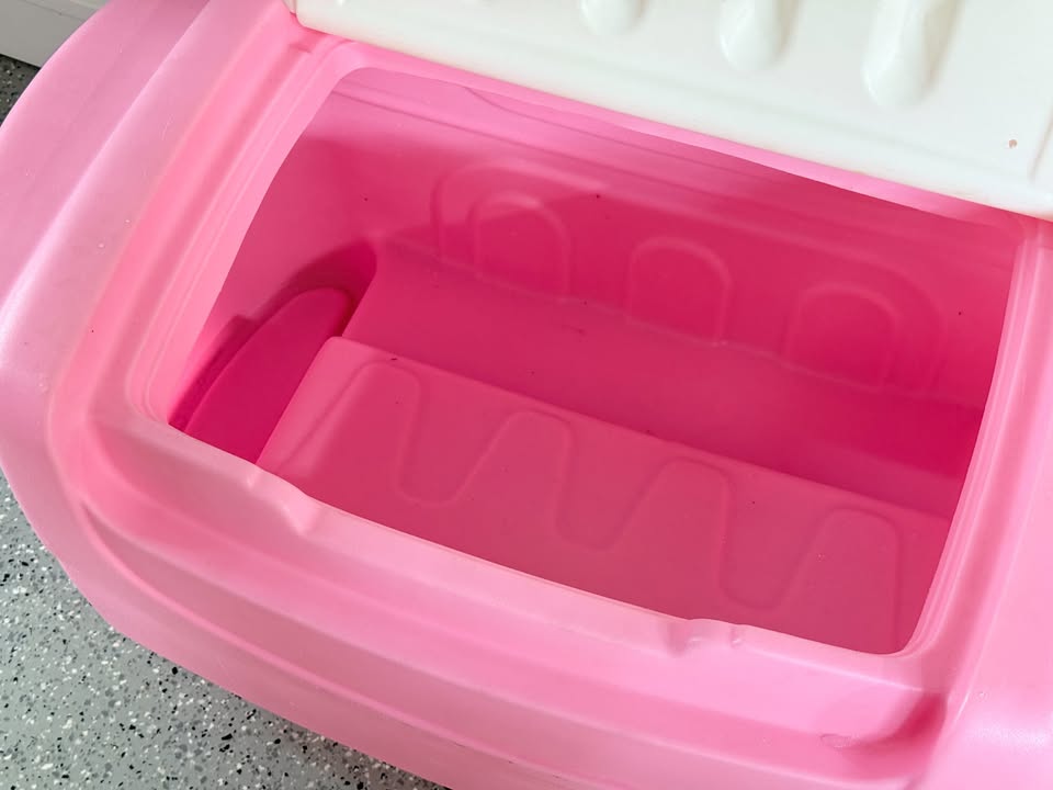 Little Tikes Pink Toy Chest with Lid – Large Storage Bin for Kids