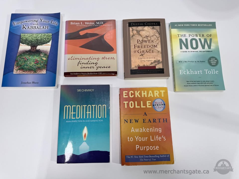 Spiritual Self Help Books Lot Assorted Titles Personal Growth Mindfulness Religion