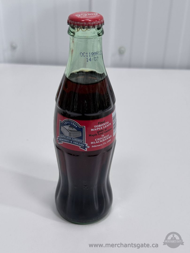 1999 Coca Cola Classic Final Toronto Maple Leaf Gardens Commemorative Bottle Sealed