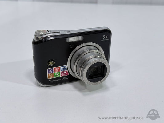 GE A950 Digital Camera 9.1MP 5X Optical Zoom Compact Camera with 16GB SD Card