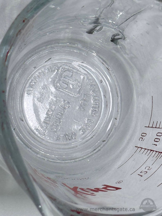 Pyrex 2 Cup Glass Measuring Cup and Fire King 1 Cup Glass Measuring Cup
