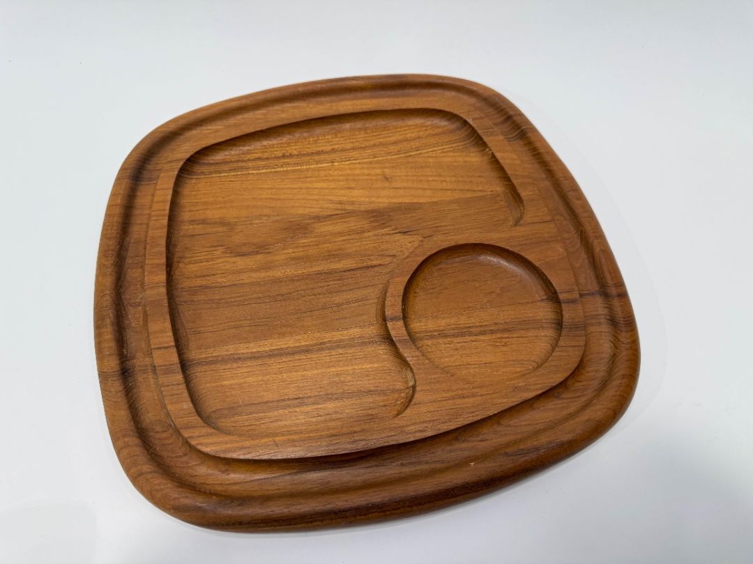 Dansk MCM Teak Chip & Dip Tray - Jens Quistgaard Design