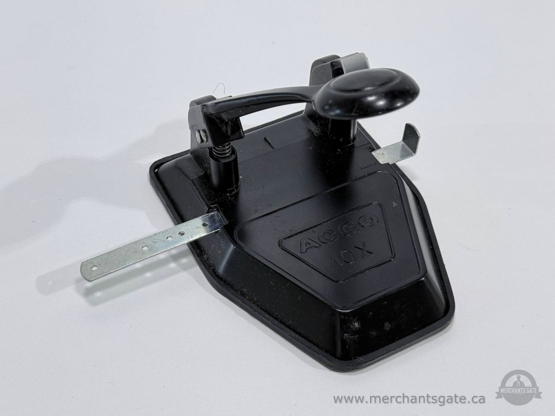 Acco 10X Heavy Duty Two Hole Paper Punch Office Desktop Punch
