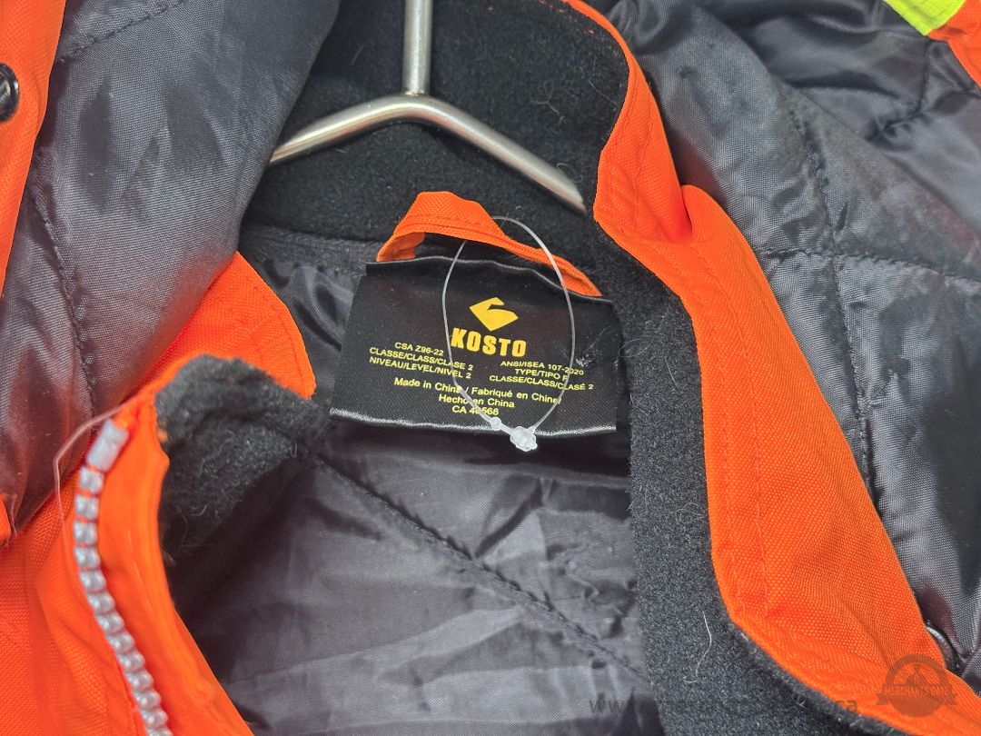 Kosto Hi-Vis Safety Winter Jacket XXL CSA Class 2 Reflective Work Coat
