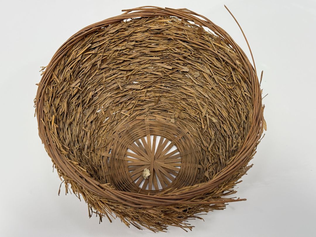 Handcrafted Bird's Nest Woven Basket – 9" Diameter x 6" Height