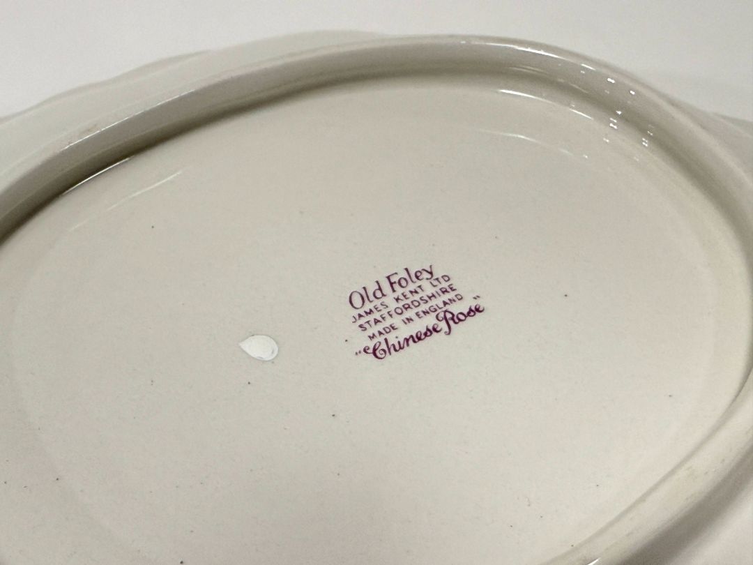 Vintage Old Foley “Chinese Rose” Bowl – 12"