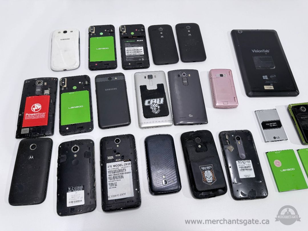 Lot of 20+ Smartphones Tablets Parts Repair Samsung LG Motorola ZTE VisionTab