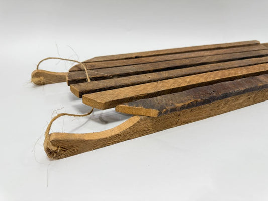 Rustic Wooden Toboggan Decor