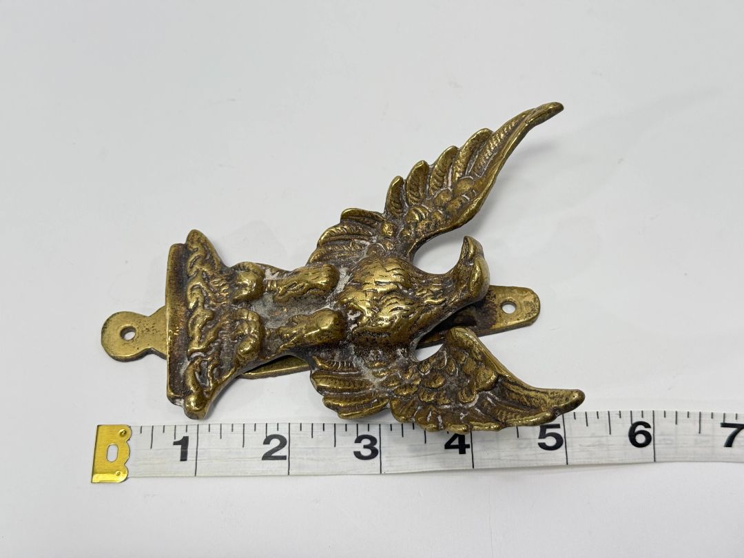 Vintage Cast Brass Eagle Door Knocker