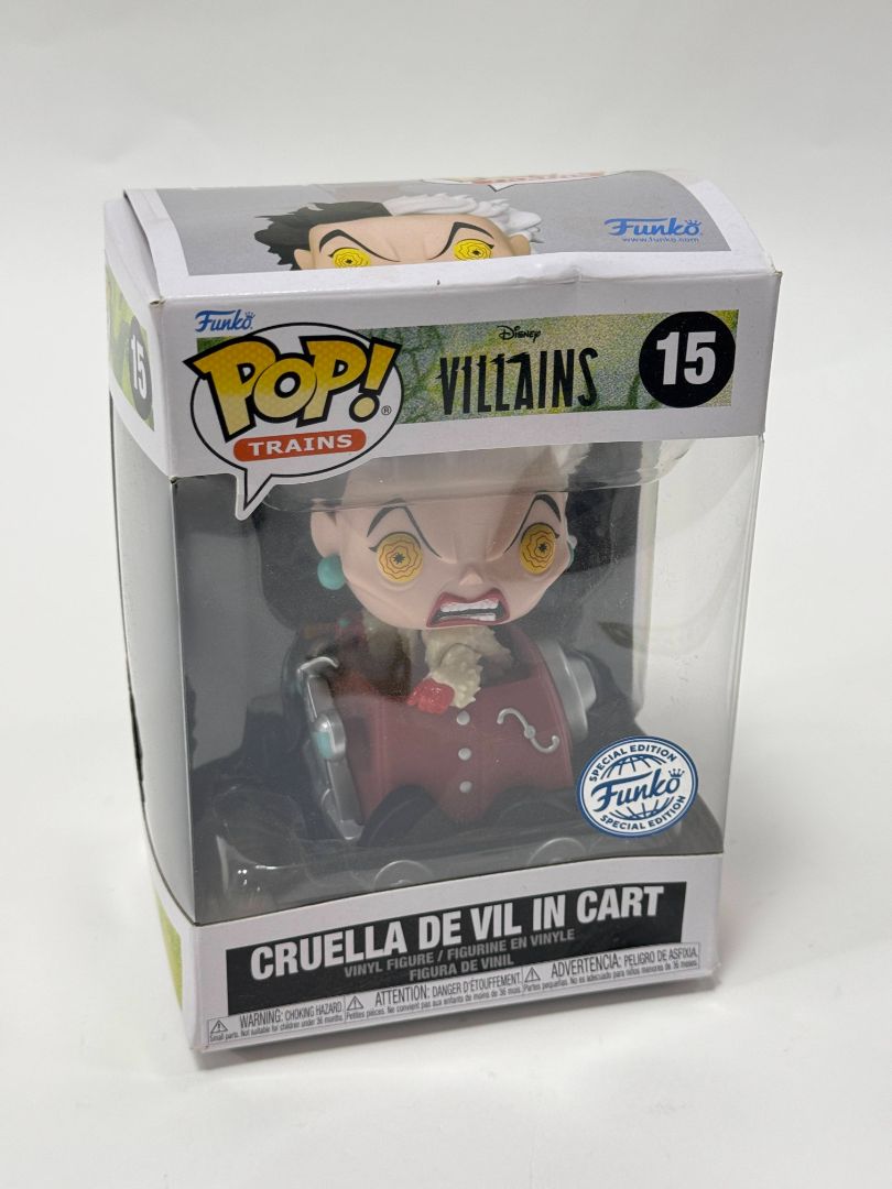 Funko POP! Trains Disney Villains #15 – Cruella De Vil in Cart