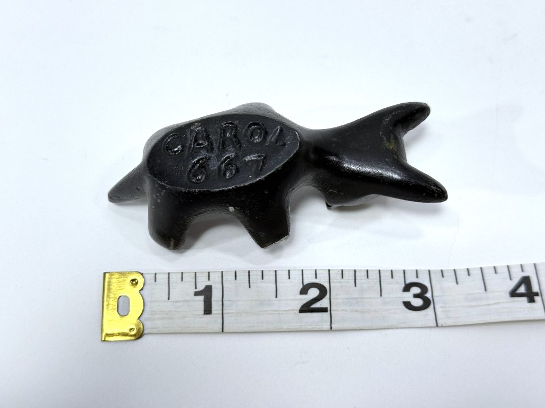 Pair of Vintage Metal Animal Figures by Carol 667