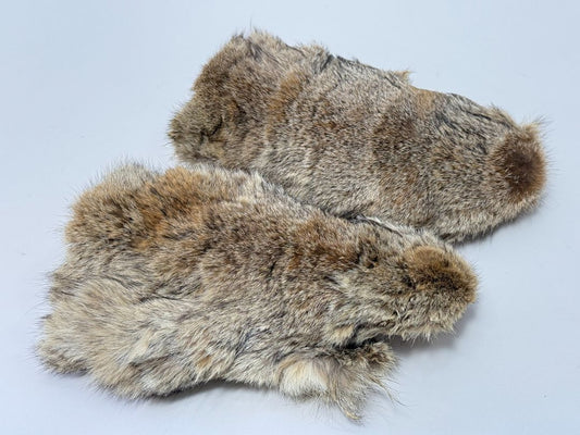 Vintage Rabbit Fur Mittens – Soft and Fluffy Moral Dilemmas