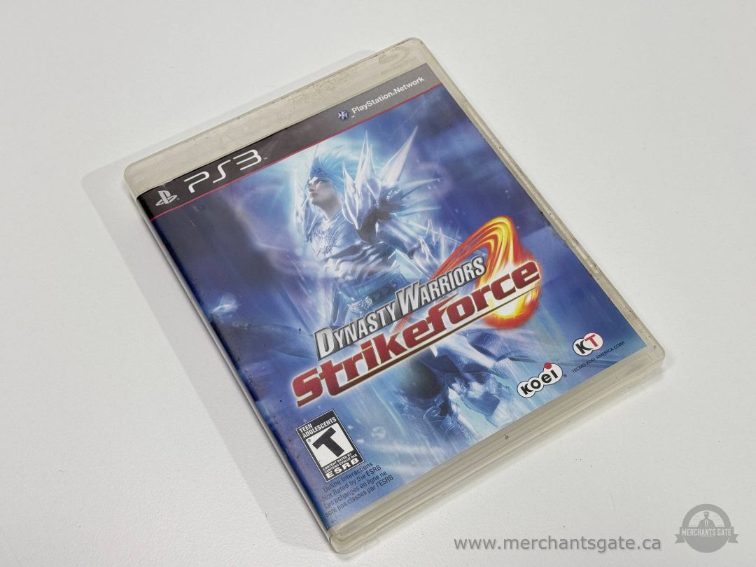 Dynasty Warriors Strikeforce PS3 Game Complete Case Disc PlayStation 3 Koei KT