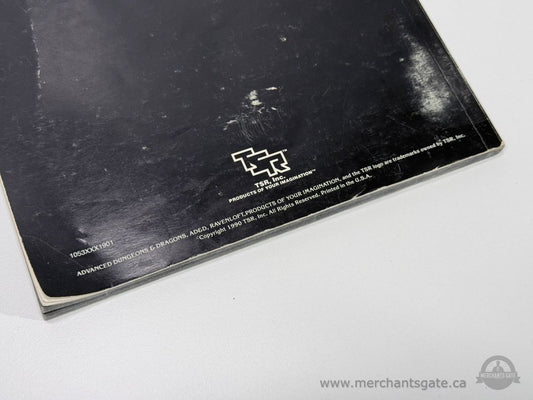 Advanced Dungeons Dragons Ravenloft Realm of Terror Book TSR 1990 Softcover