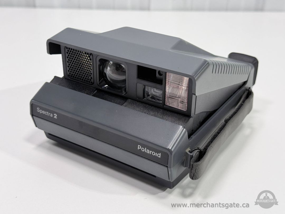 Polaroid Spectra 2 Instant Film Camera Vintage Gray Folding Camera
