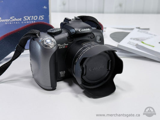 Canon PowerShot SX10 IS 10MP 20x Zoom Digital Camera Bundle