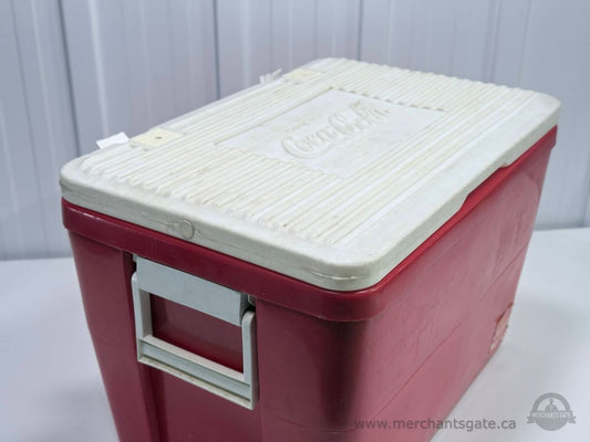 Vintage Coca Cola Cooler Red Ice Chest Coke Cooler Retro Picnic Cooler
