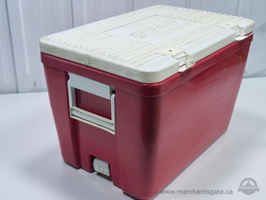 Vintage Coca Cola Cooler Red Ice Chest Coke Cooler Retro Picnic Cooler