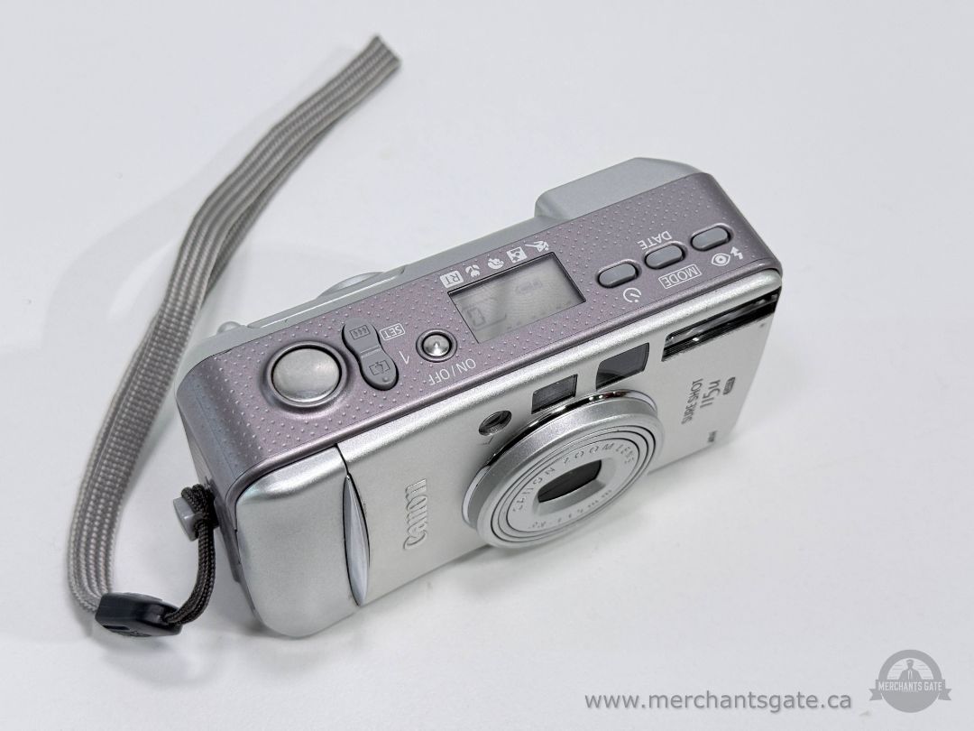 Canon Sure Shot 115u 35mm Film Camera 38–115mm Zoom Tested Working