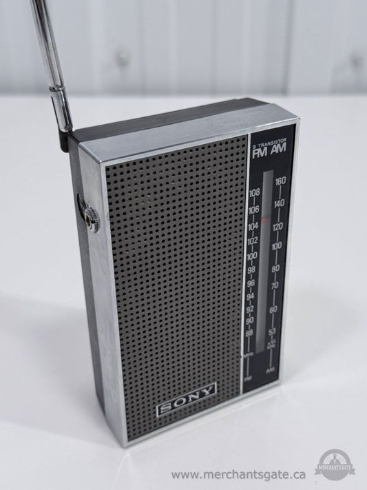 Vintage Sony 3F 85WA AM FM Transistor Radio 9 Transistor Portable w Antenna