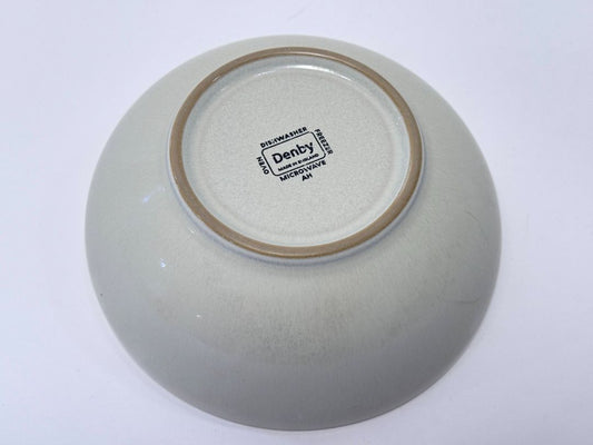 Denby Linen Cereal Bowl 6 Inch Stoneware Made In England Vintage Tableware 2000s