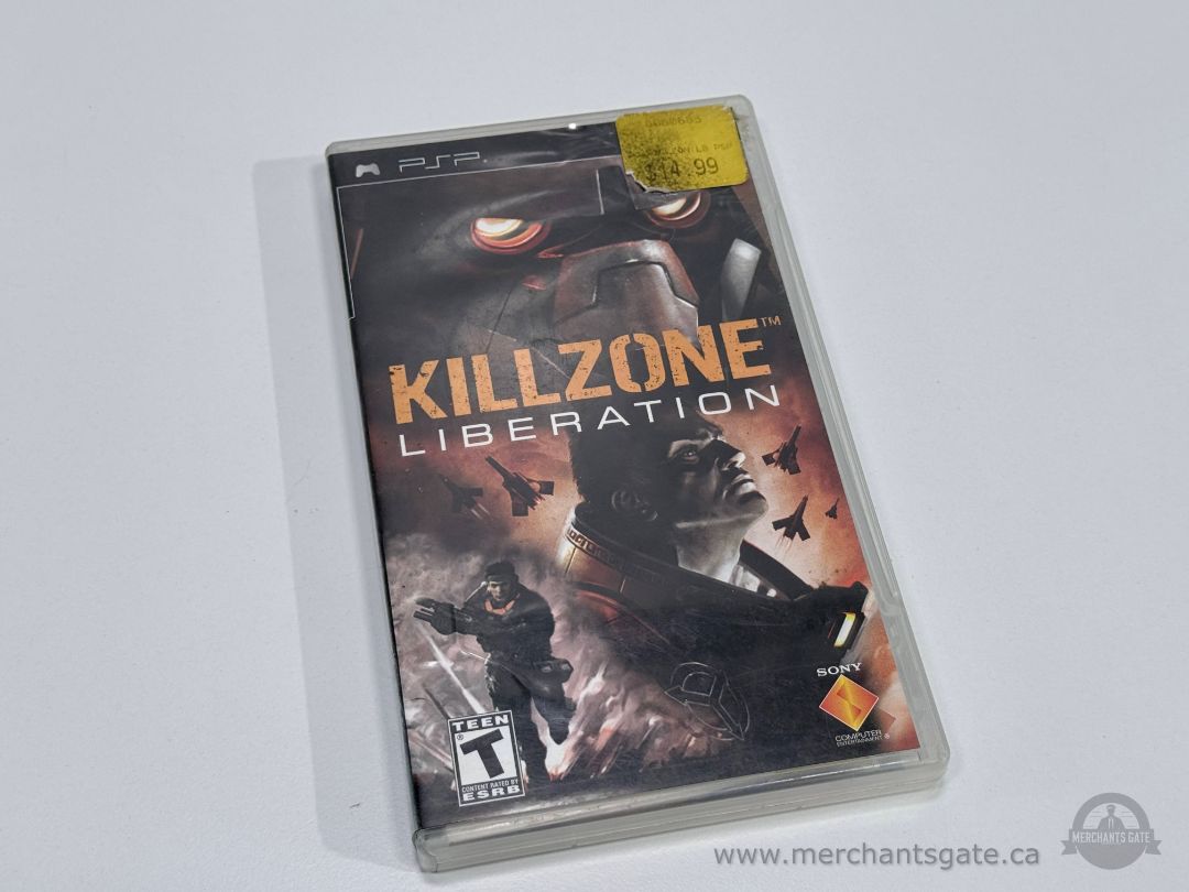 Killzone Liberation PSP Game in Case Tactical Shooter Sony