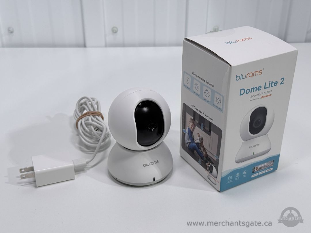 Blurams Dome Lite 2 Security Camera Indoor WiFi Smart Home Camera with Power Adapter