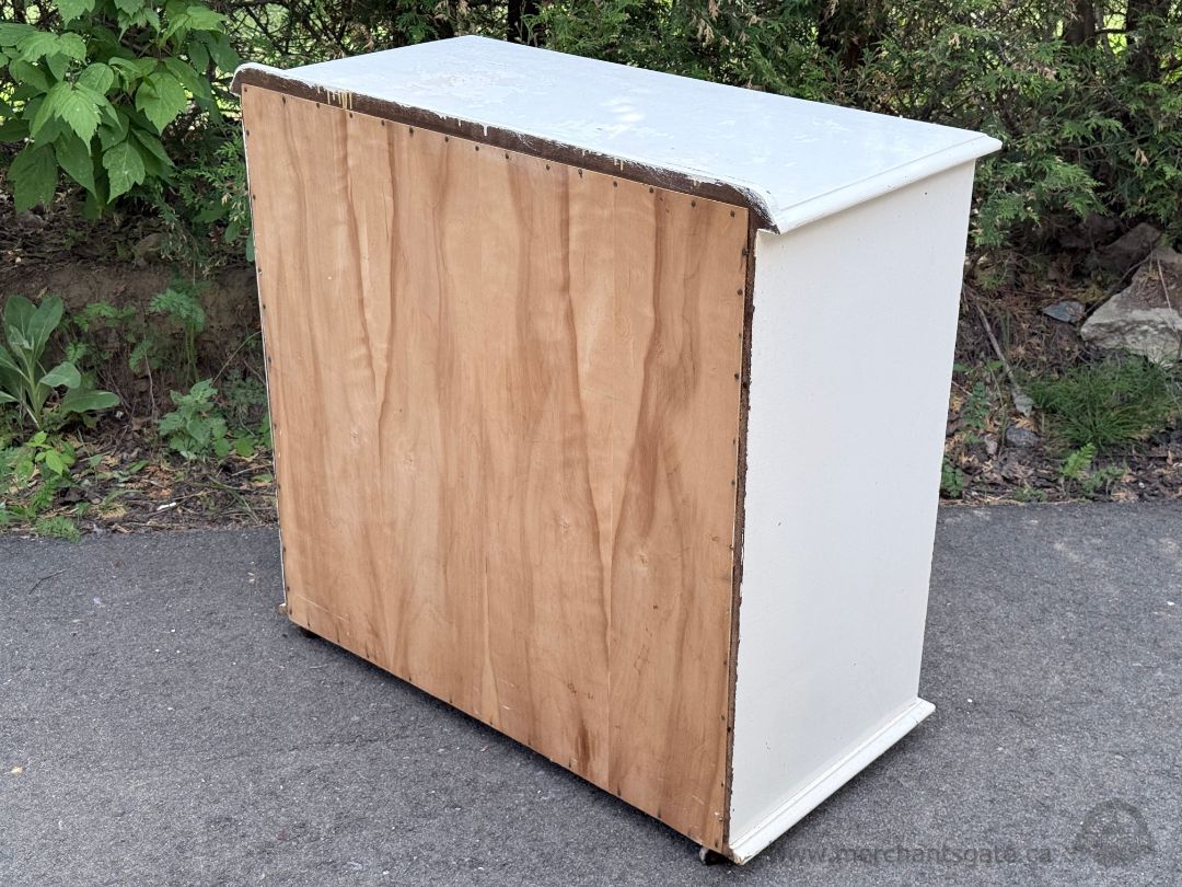 Solid Wood 4 Drawer Dresser Rustic Farmhouse Painted Chest
