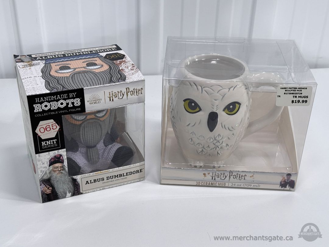 Harry Potter Hedwig Owl Mug & Dumbledore Handmade by Robots Figure New