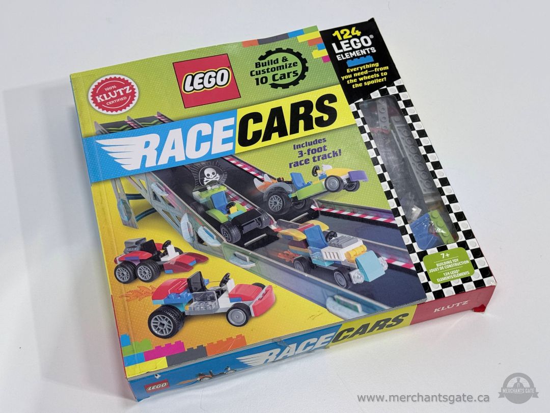 New LEGO Race Cars Klutz Build and Customize 10 Cars Kit 124 Pieces