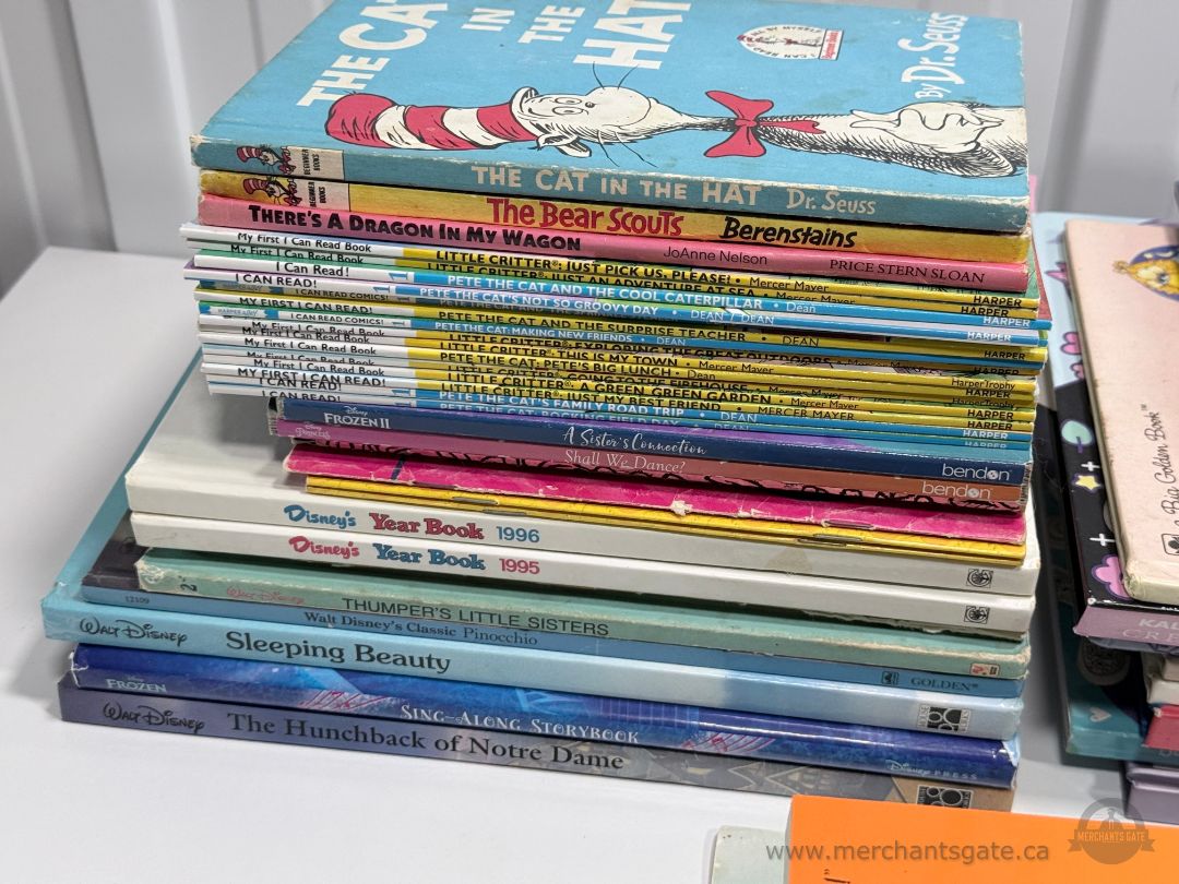 Huge Children's Book Lot 125+ Books | Disney Dr Seuss Bad Guys Wimpy Kid Pete The Cat
