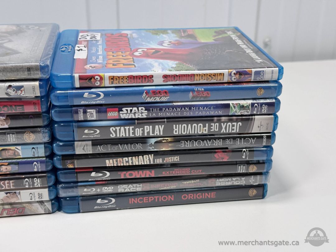 Blu-ray Movie Lot – 30 Titles Disney, Action, Family, Comedy & More