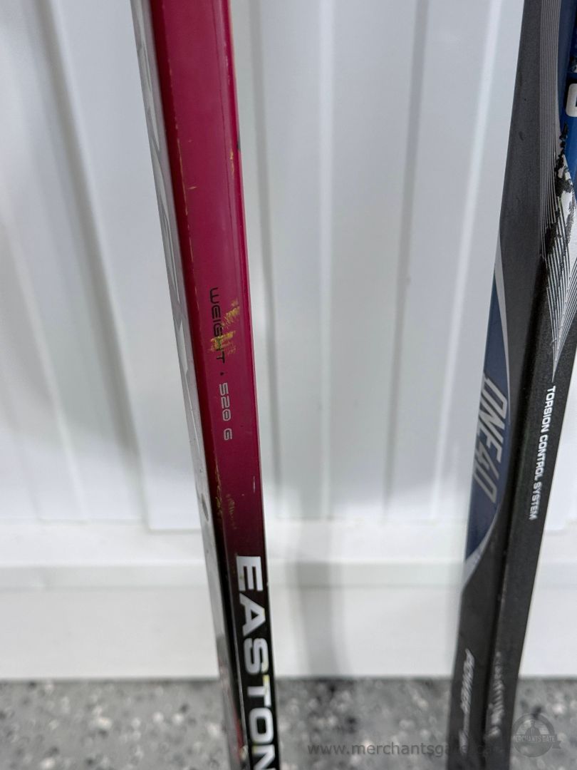 3 Hockey Sticks Lot Easton Synergy Ultra Bauer One40 Sperler Adult Size