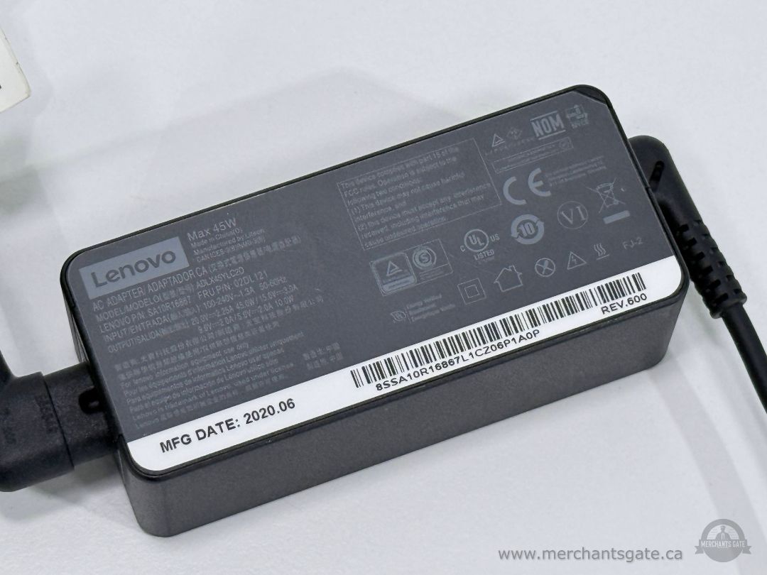 Lenovo 45W USB-C Laptop Charger AC Adapter Genuine OEM Power Supply