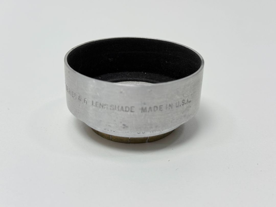 Tiffen Series VI Lens Shade With Brass Mount Classic Metal Camera Accessory USA Made 1950s