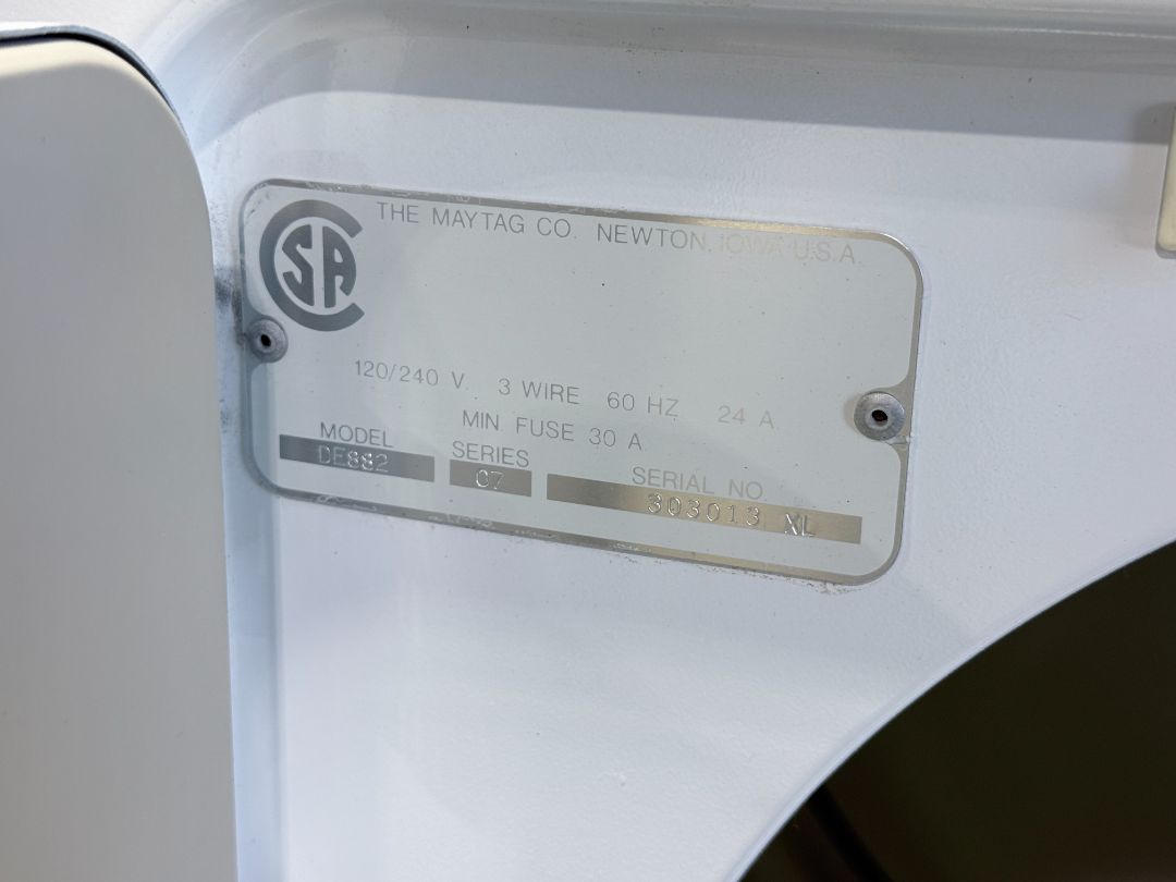 Vintage Maytag Heavy Duty Electric Dryer DE882 Auto Dry Control