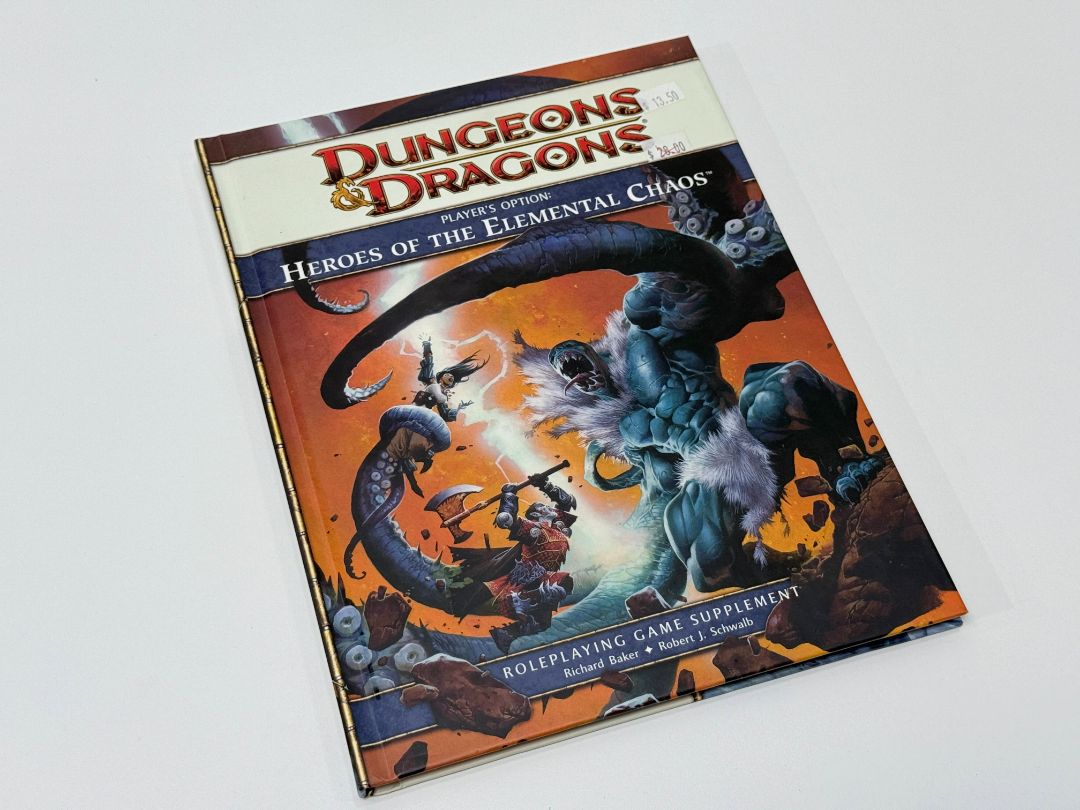 Dungeons And Dragons 4th Edition Heroes of The Elemental Chaos Hardcover Book