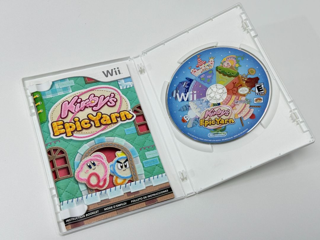 Nintendo Wii Kirby’s Epic Yarn Complete CIB Tested 9/10 Condition