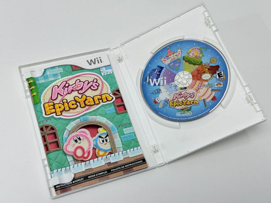 Nintendo Wii Kirby’s Epic Yarn Complete CIB Tested 9/10 Condition