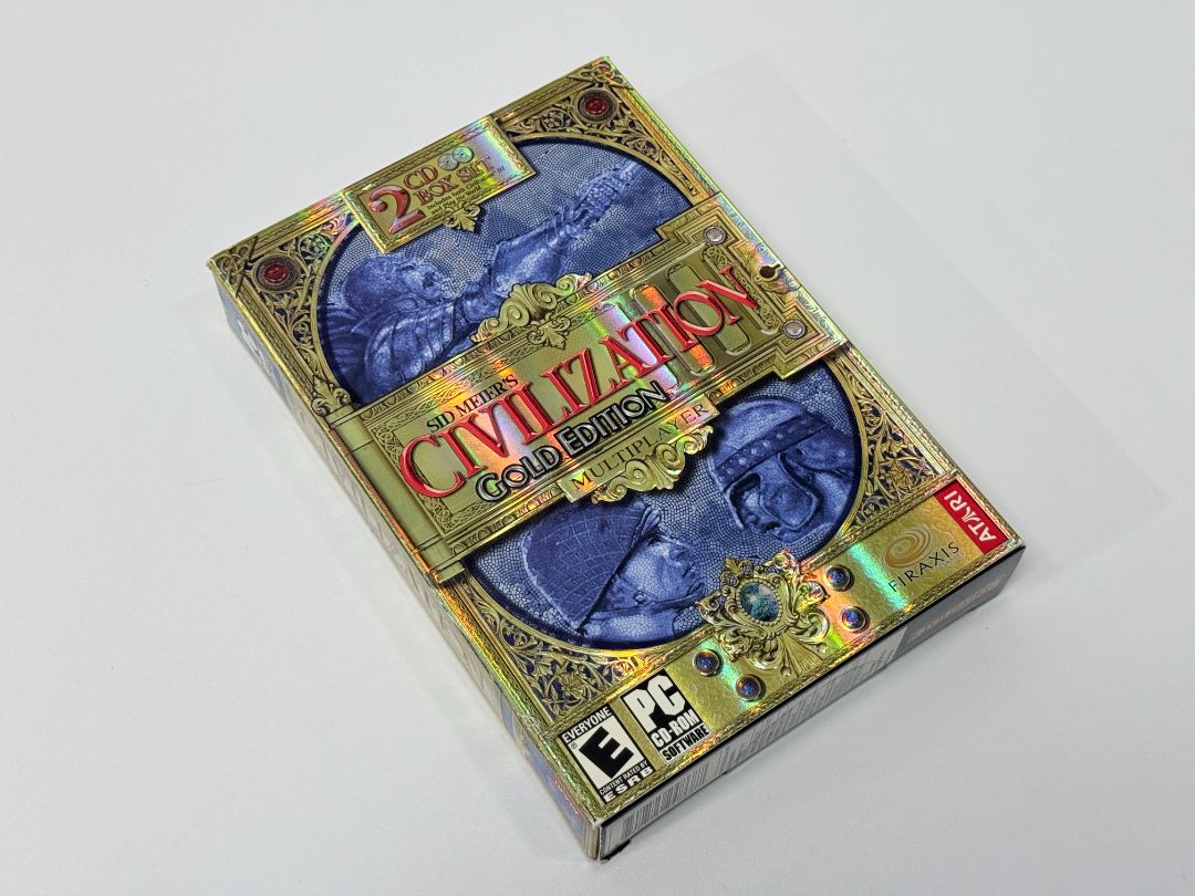 Sid Meiers Civilization III Gold Edition 2003 New Sealed PC CD Small Box Strategy Game