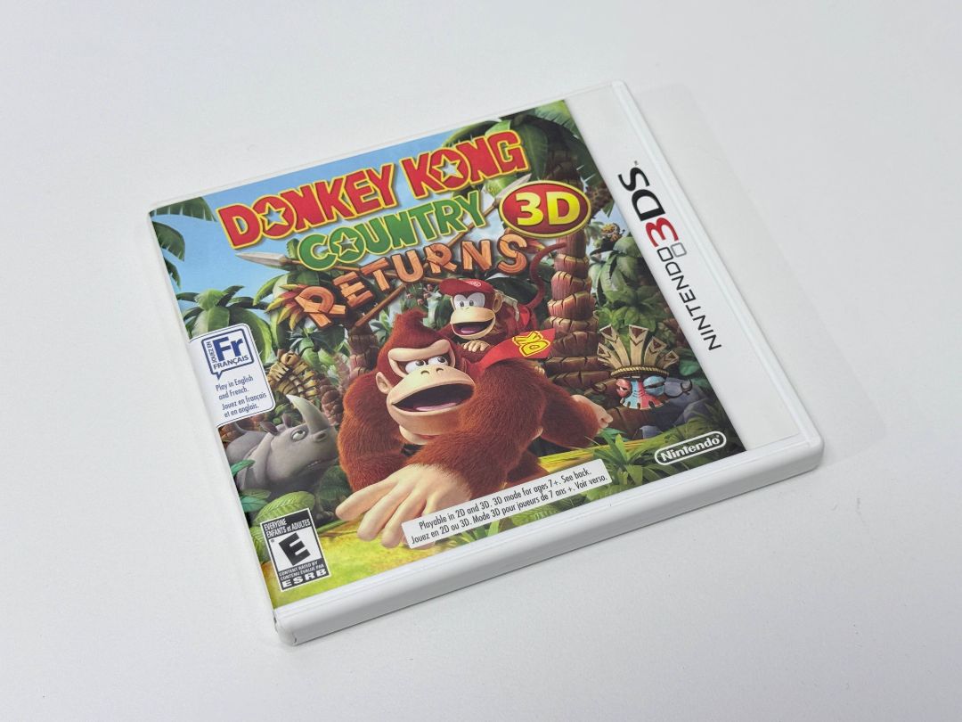 Donkey Kong Country Returns 3D Nintendo 3DS Complete With Case And Manual