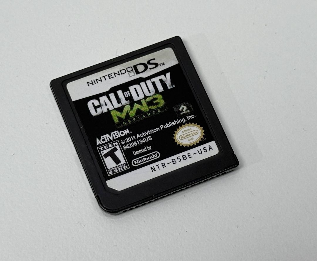 Call of Duty Modern Warfare 3 Defiance Nintendo DS Game Cartridge