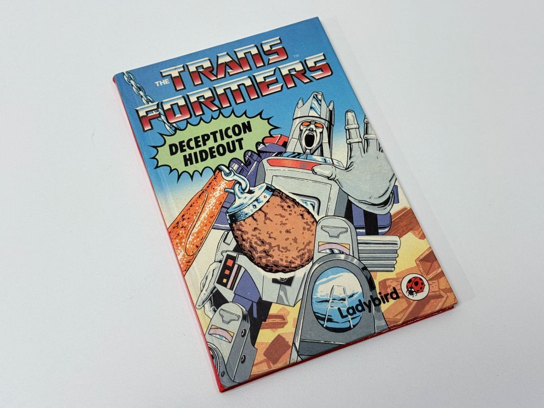 Transformers Decepticon Hideout Vintage Ladybird Hardcover Book