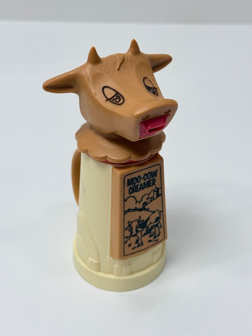 Vintage Whirley Industries Moo Cow Creamer Plastic Milk Pitcher
