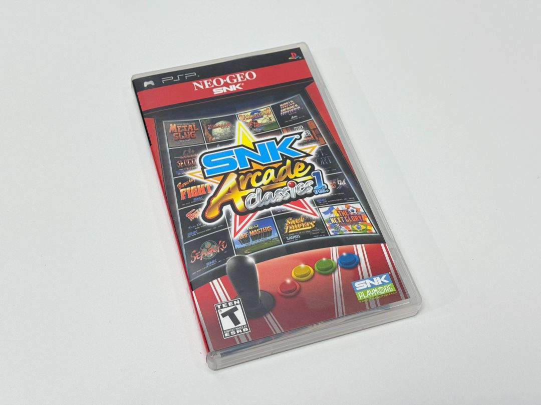 Sony PSP SNK Arcade Classics Vol 1 Complete With Case And Manual