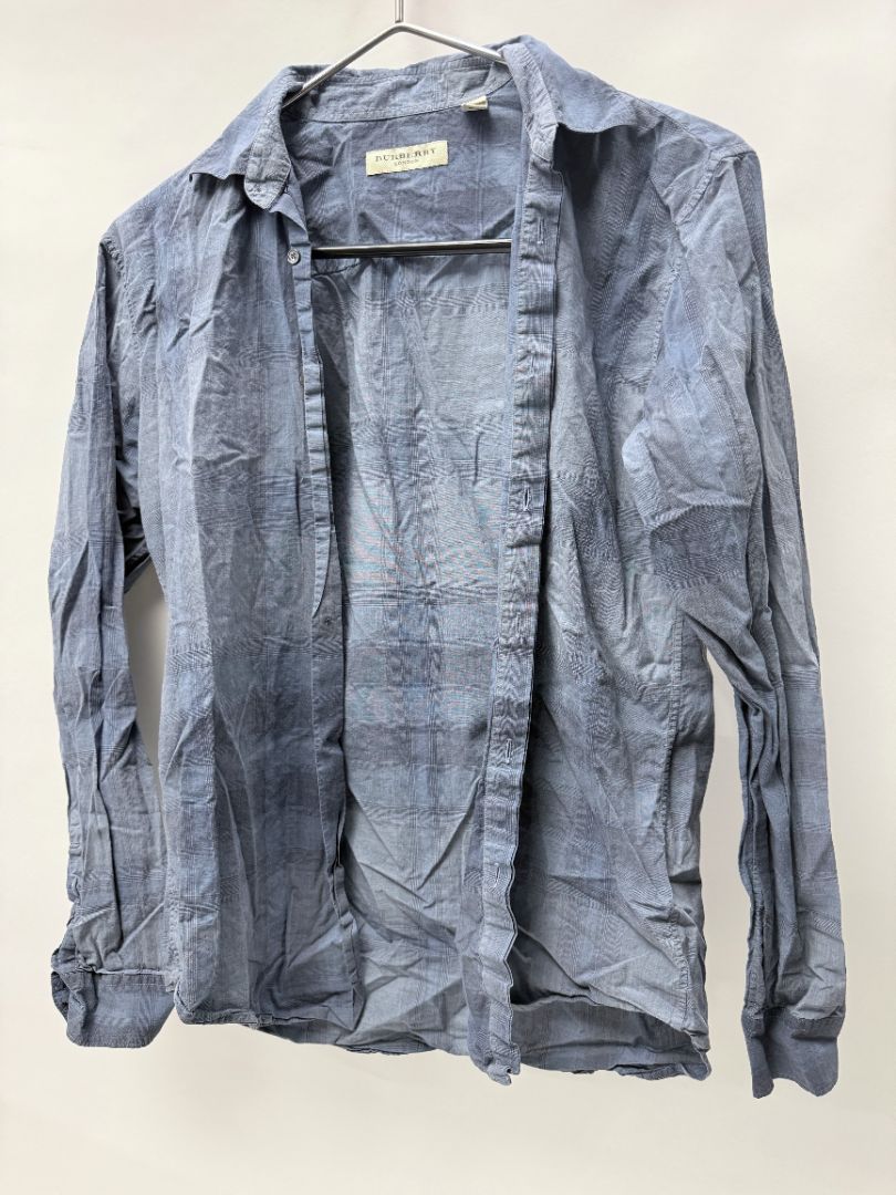 Burberry London Mens Button Down Shirt Size Small 100 Percent Cotton