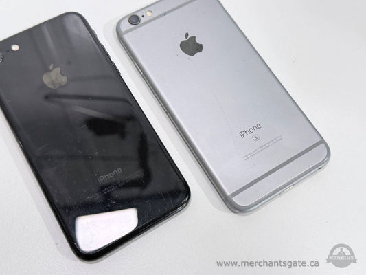 Apple iPhone 7 A1778 + iPhone 6s A1688 Lot AS-IS FOR PARTS / REPAIR