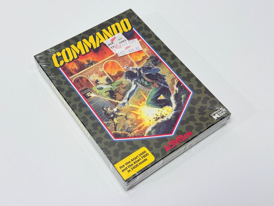 Commando Atari 2600 7800 Activision Video Game Brand New Sealed Collectible