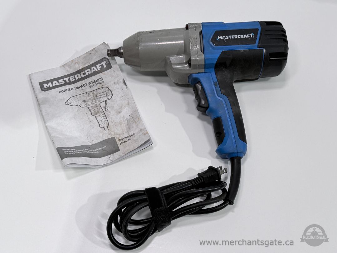 Mastercraft 1/2" Corded Electric Impact Wrench 054-3782-0 Tested Working
